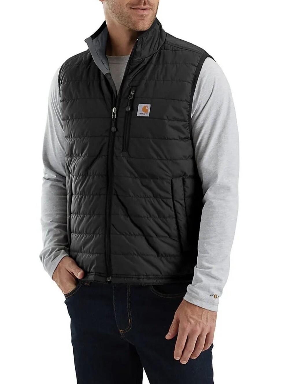 Carhartt Gilliam Rain Defender Black Quilted Puffer Vest
